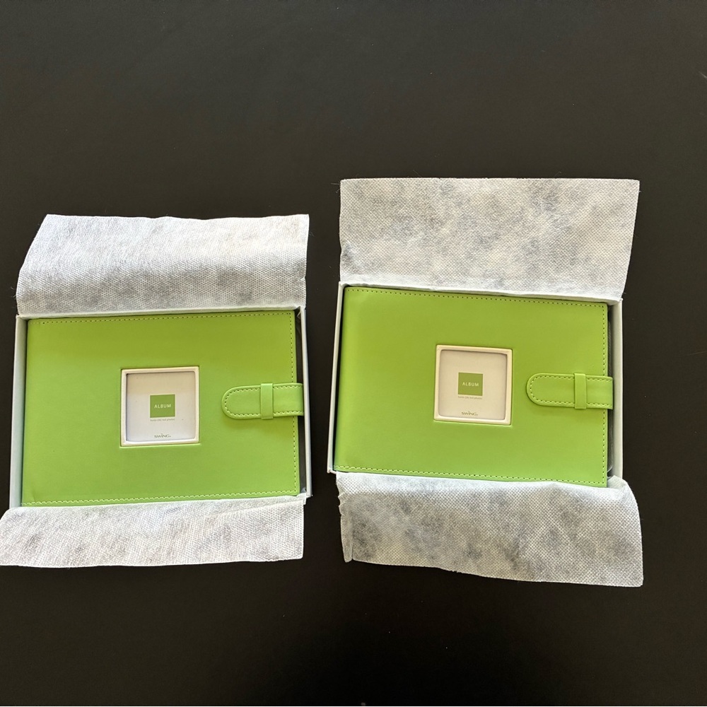 Swing Photo Album 4x6 Lime Green